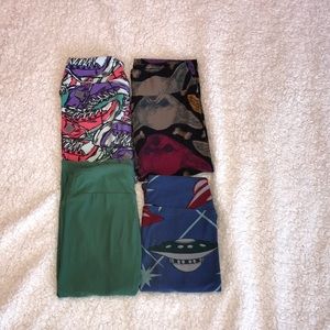 EUC Tween LuLaRoe leggings bundle (kids 8-14/00-0)